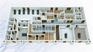 Site floor-plan rendered for operator navigation